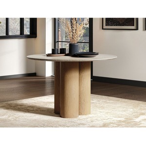 Deko Sintered Stone Round Dining Table Oak