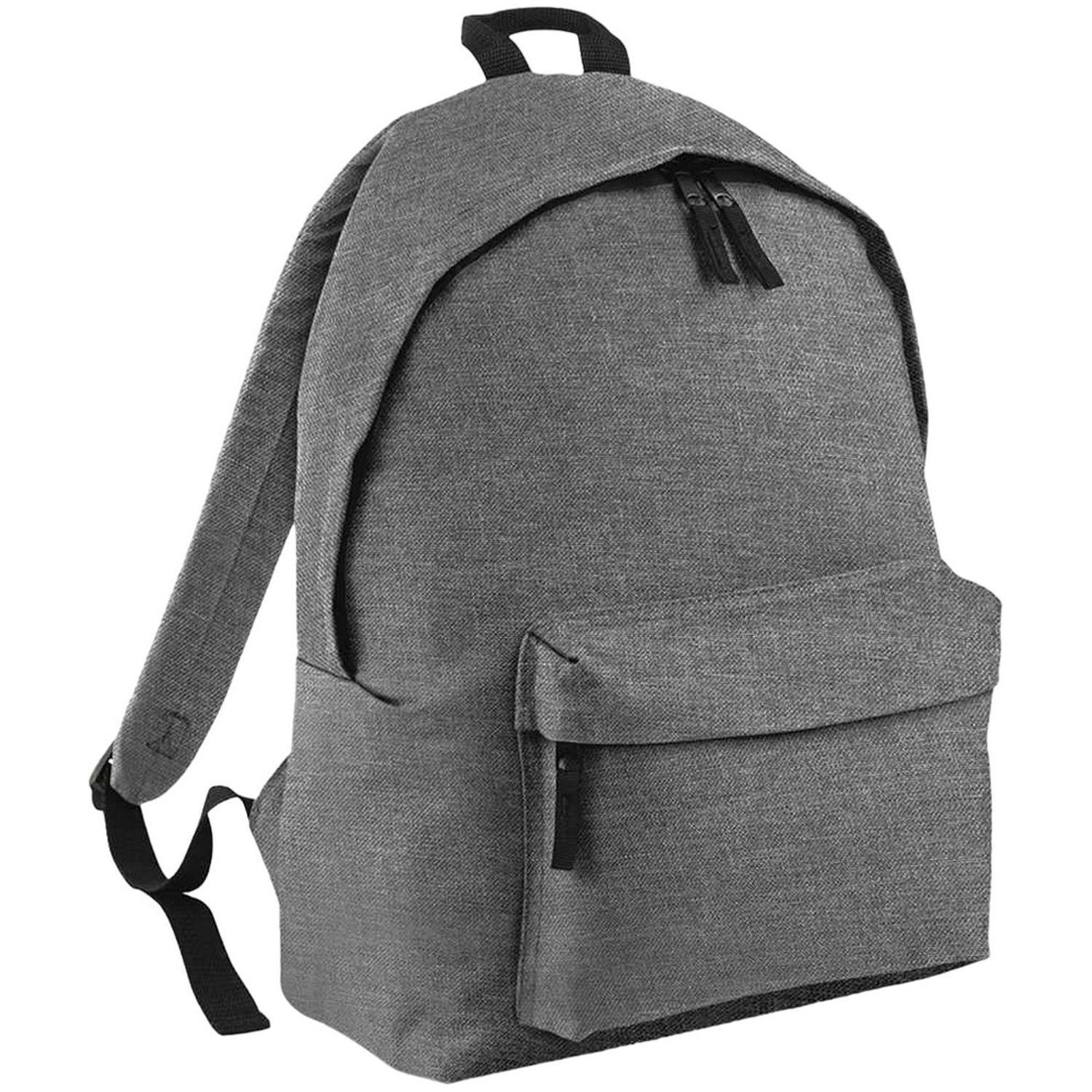 Bagbase Original Plain Backpack - Grey Marl / Fabric
