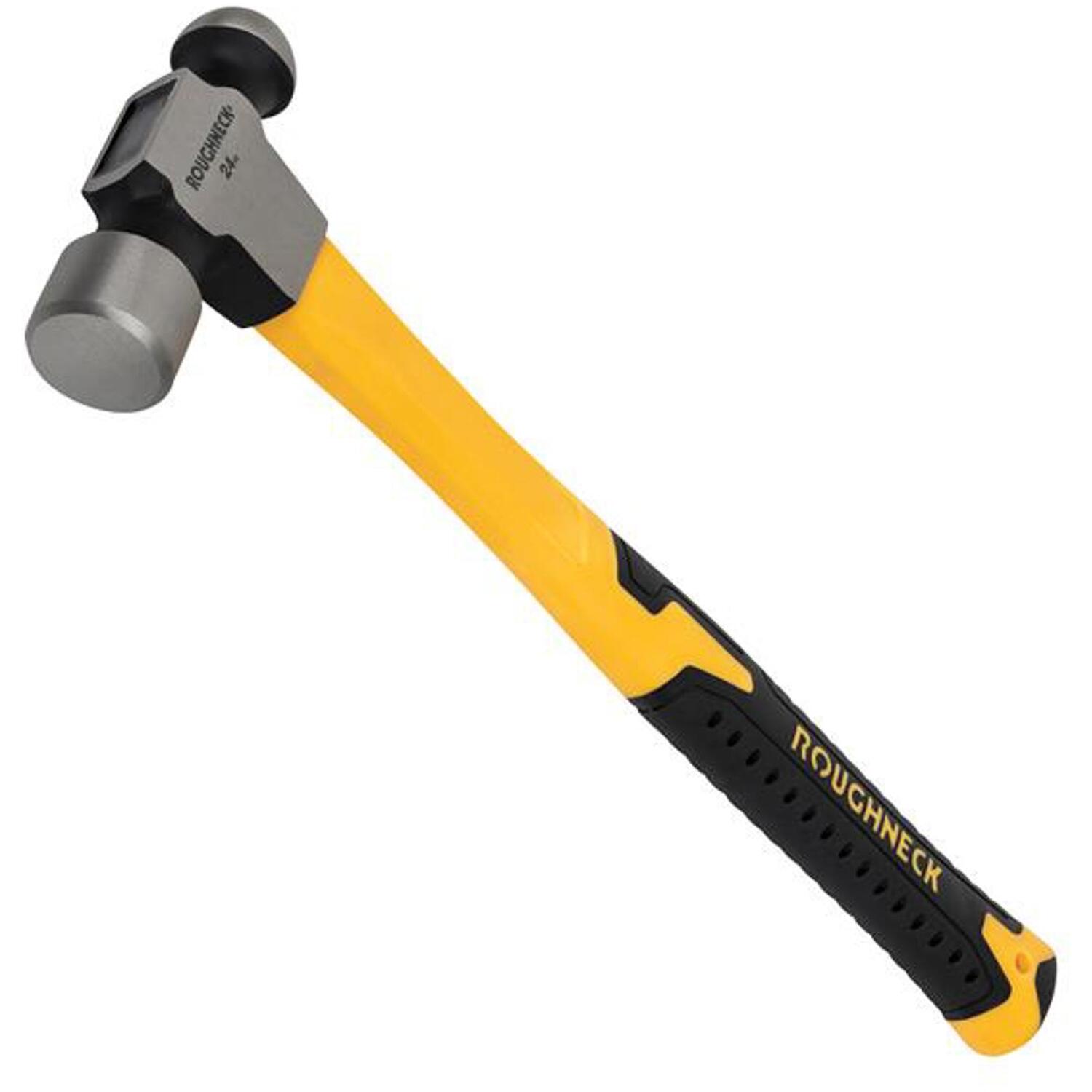 Roughneck Ball Pein Hammer Fibreglass Shaft 680G (24Oz) - Grey - Image 11