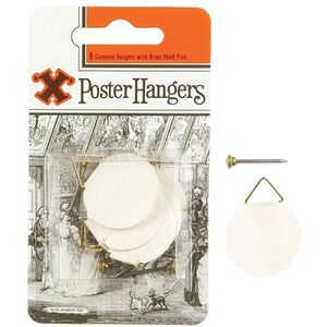 X Poster Hangers White 6pk