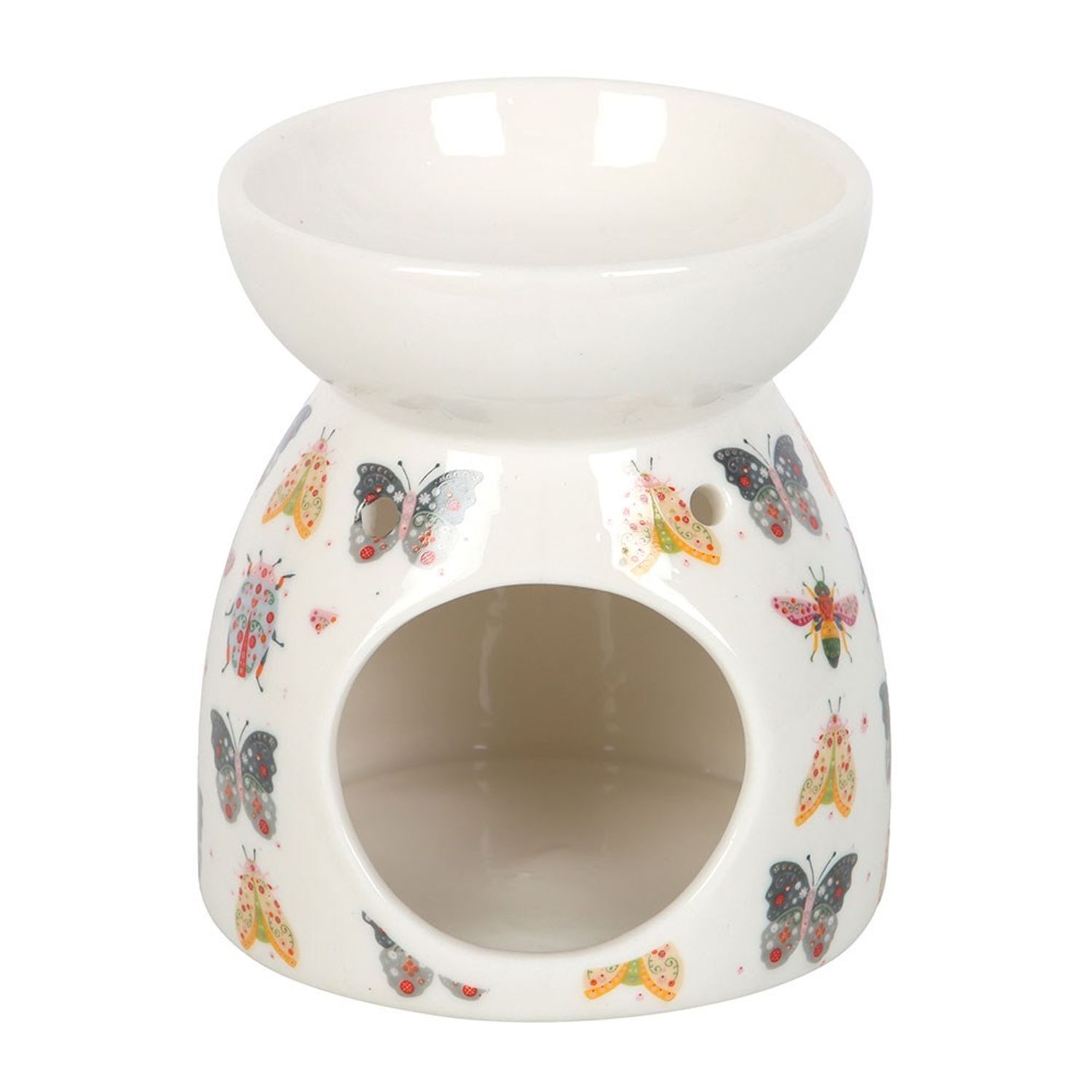 Something Different Unisex Multicolor Floral Bug Oil Burner - Image 2