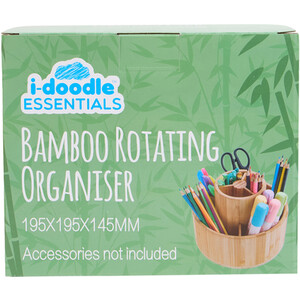 Bamboo Rotating Organiser