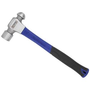Faithfull Ball Pein Hammer 908G (32Oz) - Fibreglass Shaft for DIY and Professional Use