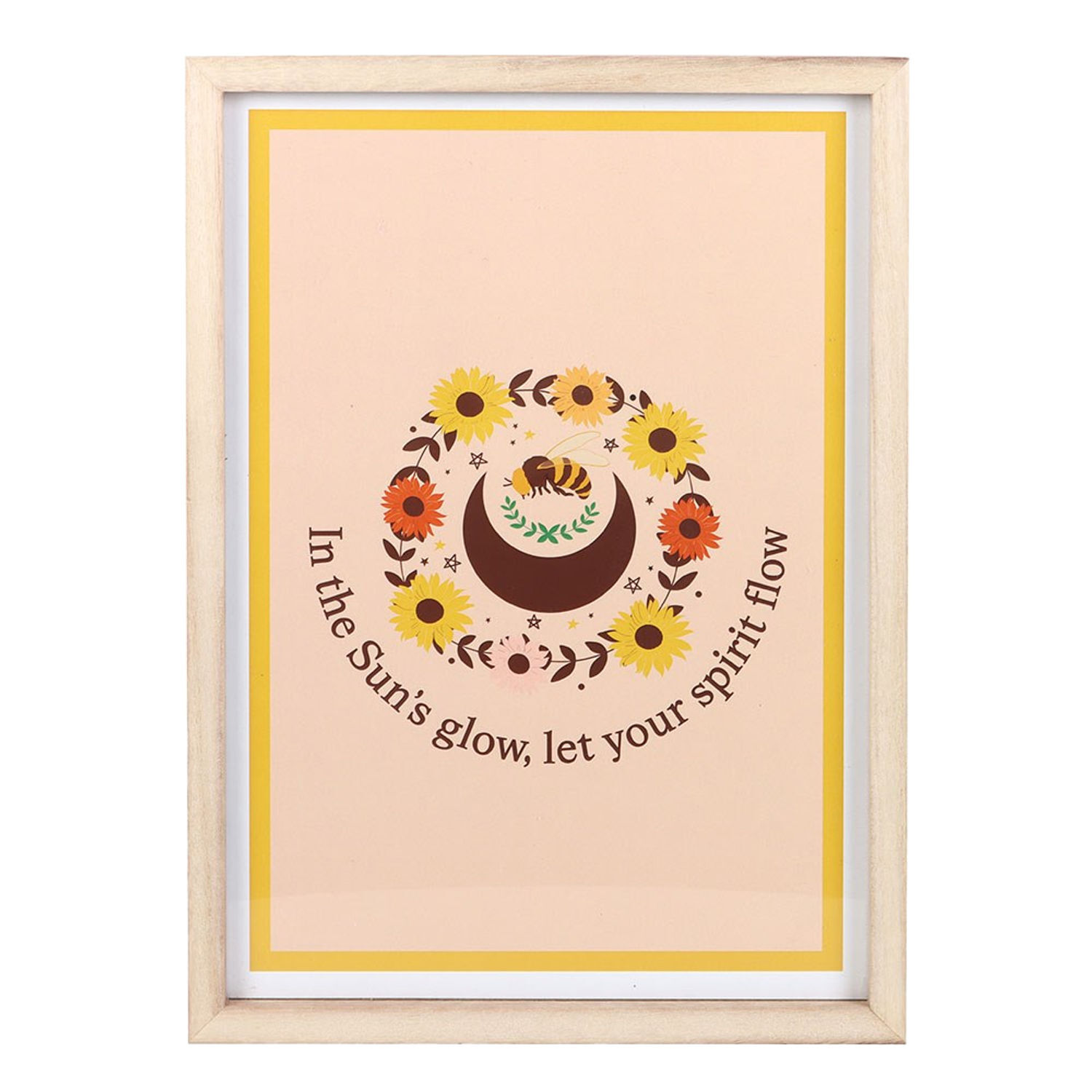 Something Different Let Your Spirit Flow Framed Wall Art - Multicoloured - One Size Multi