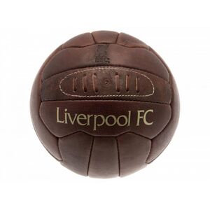 Liverpool FC Official Retro Heritage Leather Football