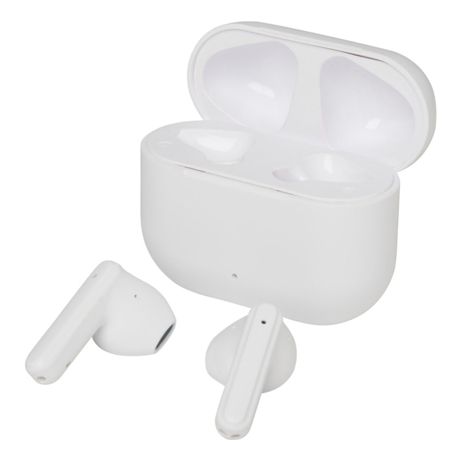 Floso Altais Recycled Plastic Wireless Earbuds - White