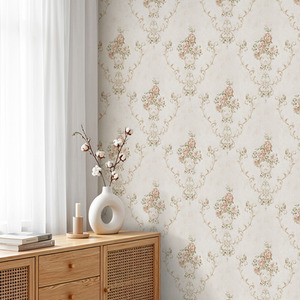 Lifeideas 3D Embossed Non-Woven Floral Wallpaper Style N