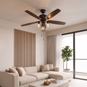 52-Inch Ceiling Fan Light with Remote Control
