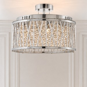 Kriss Kross 5 Light Pendant to Semi-Flush