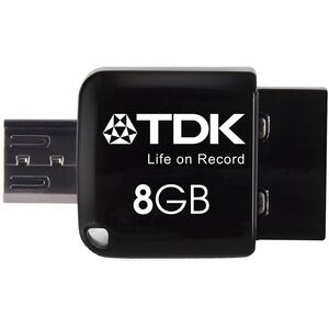TDK 2 in 1 Mini USB and USB 2.0 Flash Drive 8GB