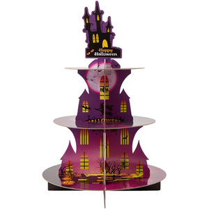 Lifeideas 3 Tier Halloween Castle Cupcake Display Stand