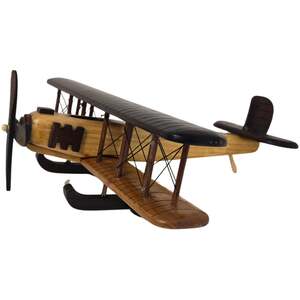 Timber Voyager Model Wooden Airplane Handcrafted Vintage  33 cm