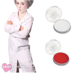 Kids Evil Dentist Costume Set - Lab Coat & Face Paint