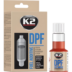 K2 DPF 50ml Diesel Particulate Filter Cleaner - Concentrated Fuel Additive for Soot Filter