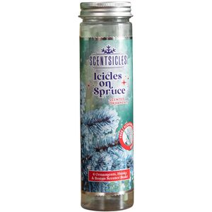 25g Icicles on Spruce Scented Christmas Scentsicles with 6 Hanging Hooks