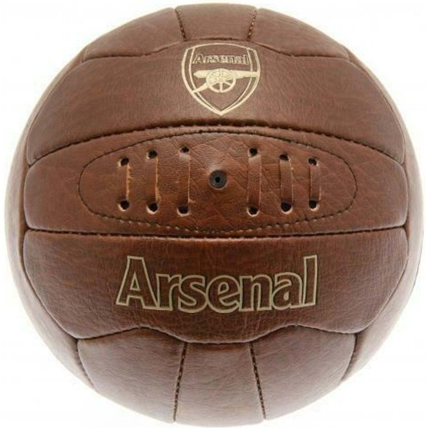 Arsenal Fc Retro Football - Brown/Gold