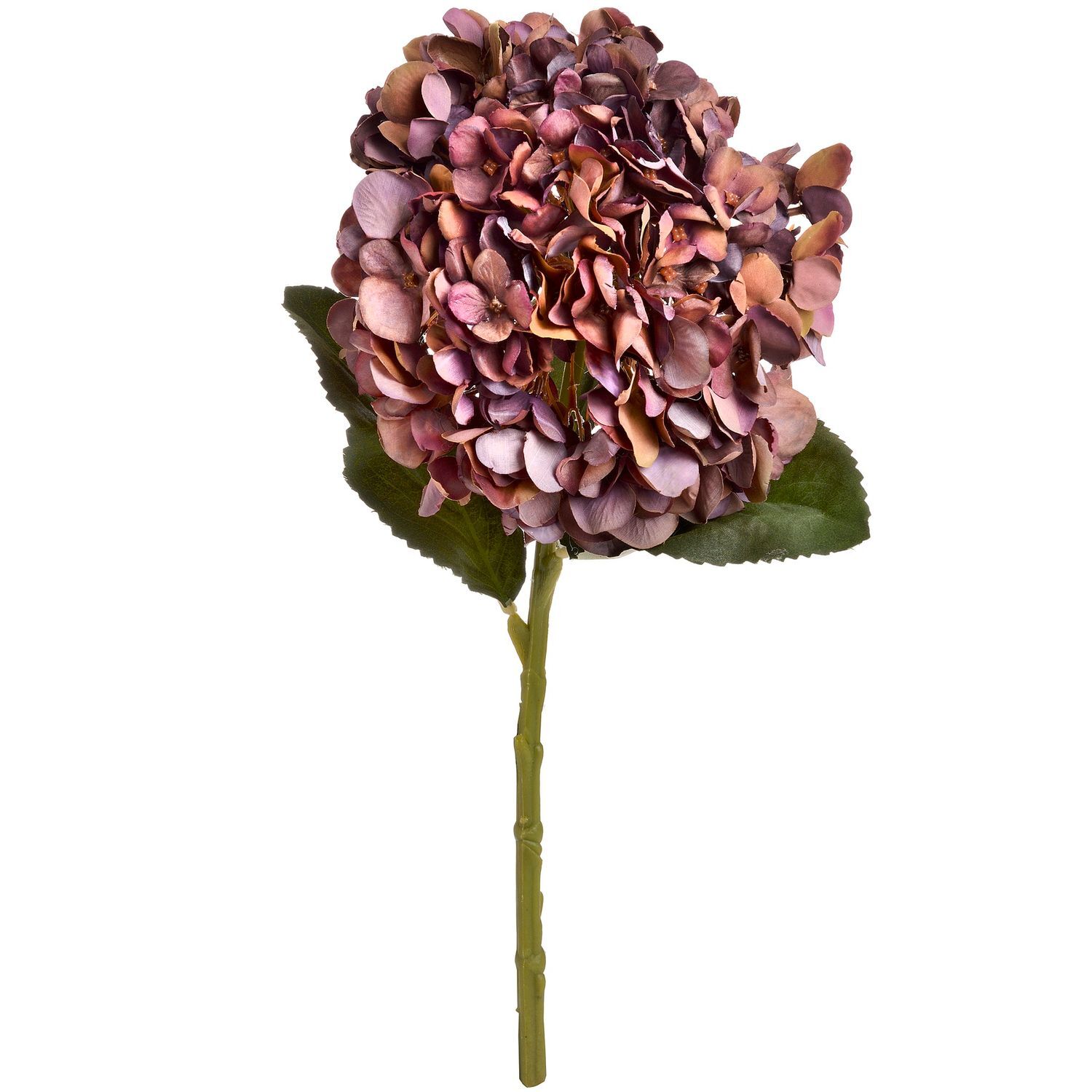 Hill Interiors Artificial Autumn Hydrangea - Deep Purple