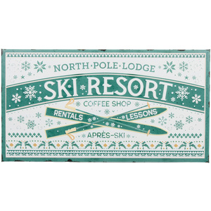 Ski Resort Sign