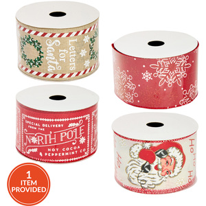 Retro Christmas Ribbon