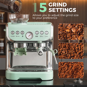 Light Green HOMCOM Espresso Machine Good Housekeeping Institute Approved shot 18196374