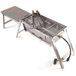 RidgeMonkey Grilla BBQ Dual Fuel Portable Stainless Steel Barbecue