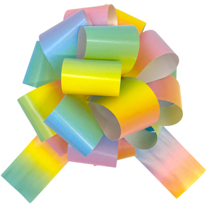 Pastel Rainbow Pull Bows 50mm (pack of 10)