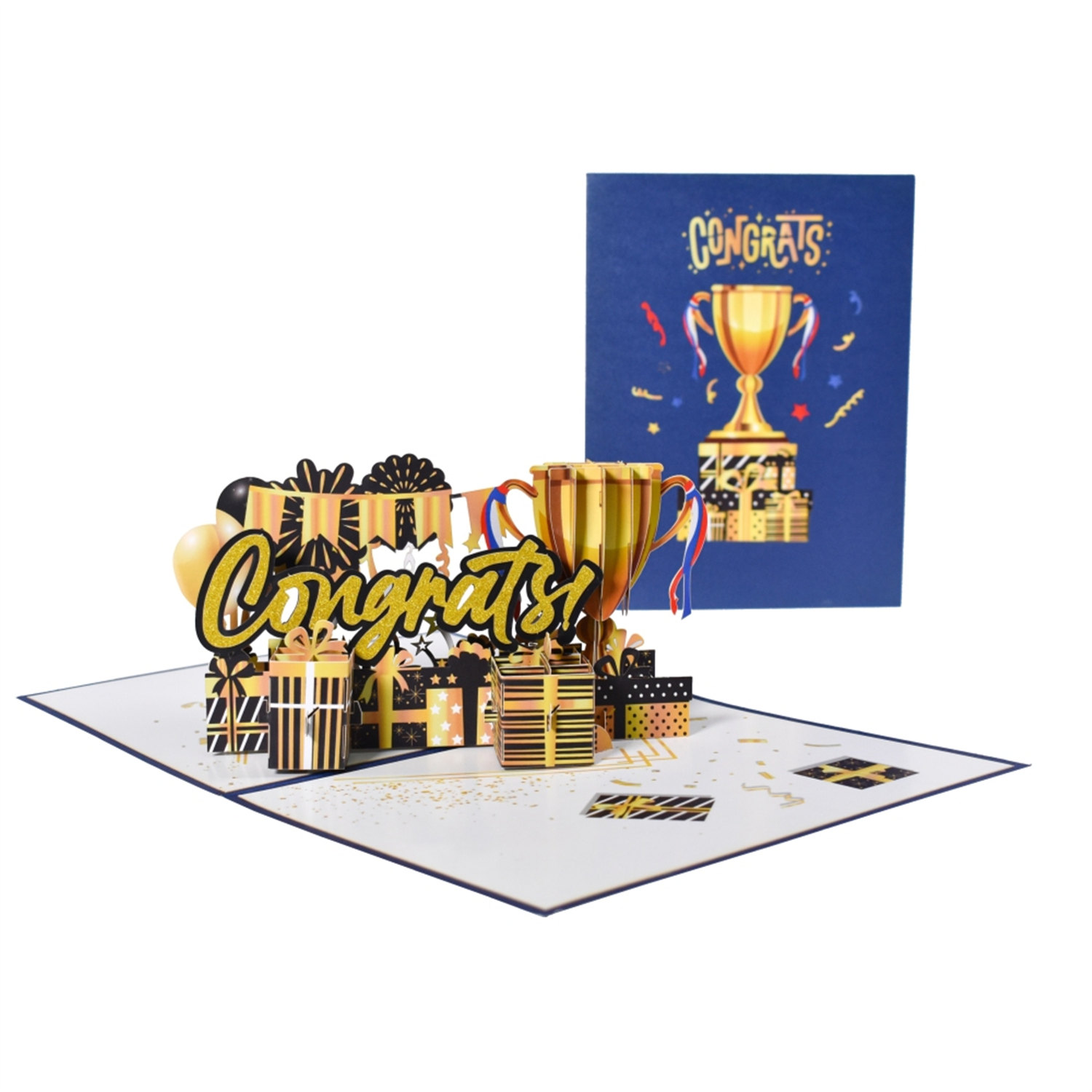 Brightfeel Victory Cheers Trophy 3D Pop - White