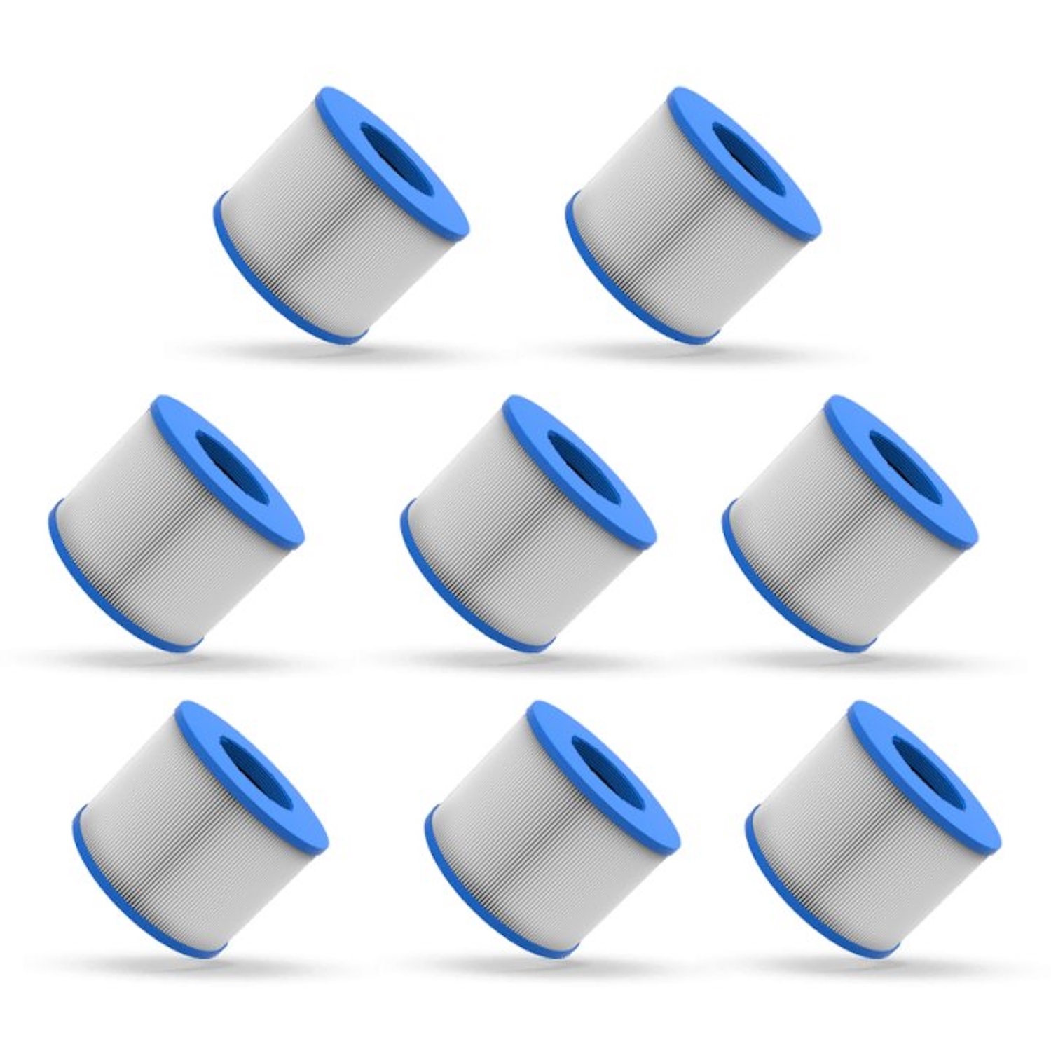 B&Q -  Wave Hot Tub & Spa Replacement Filter Cartridge Screw-On ThreadedSpa Water Filter8 Pack - Image 3