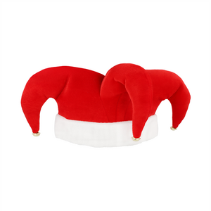 Red Christmas Jester Hat (Adult)