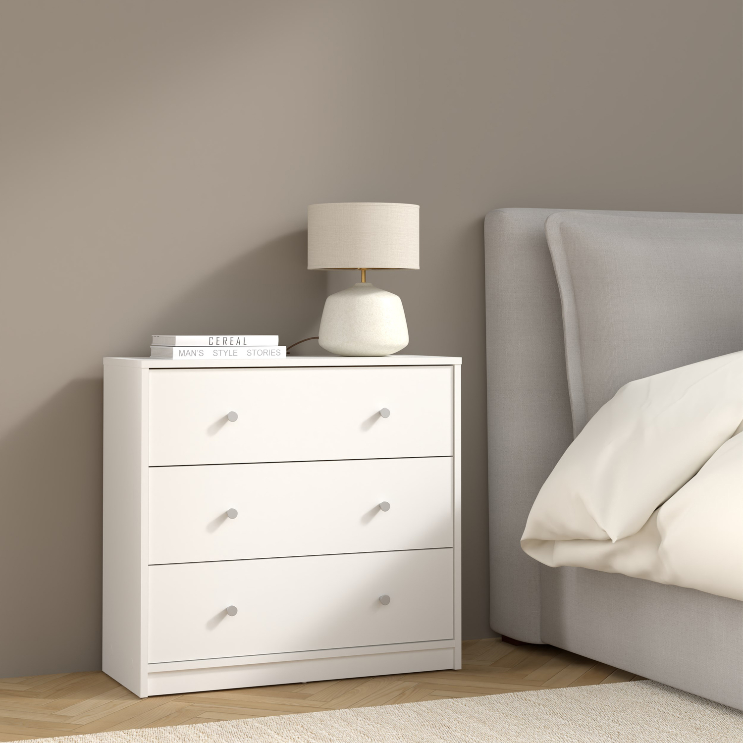 Furniture To Go May Chest Of 3 Drawers - White - Image 5