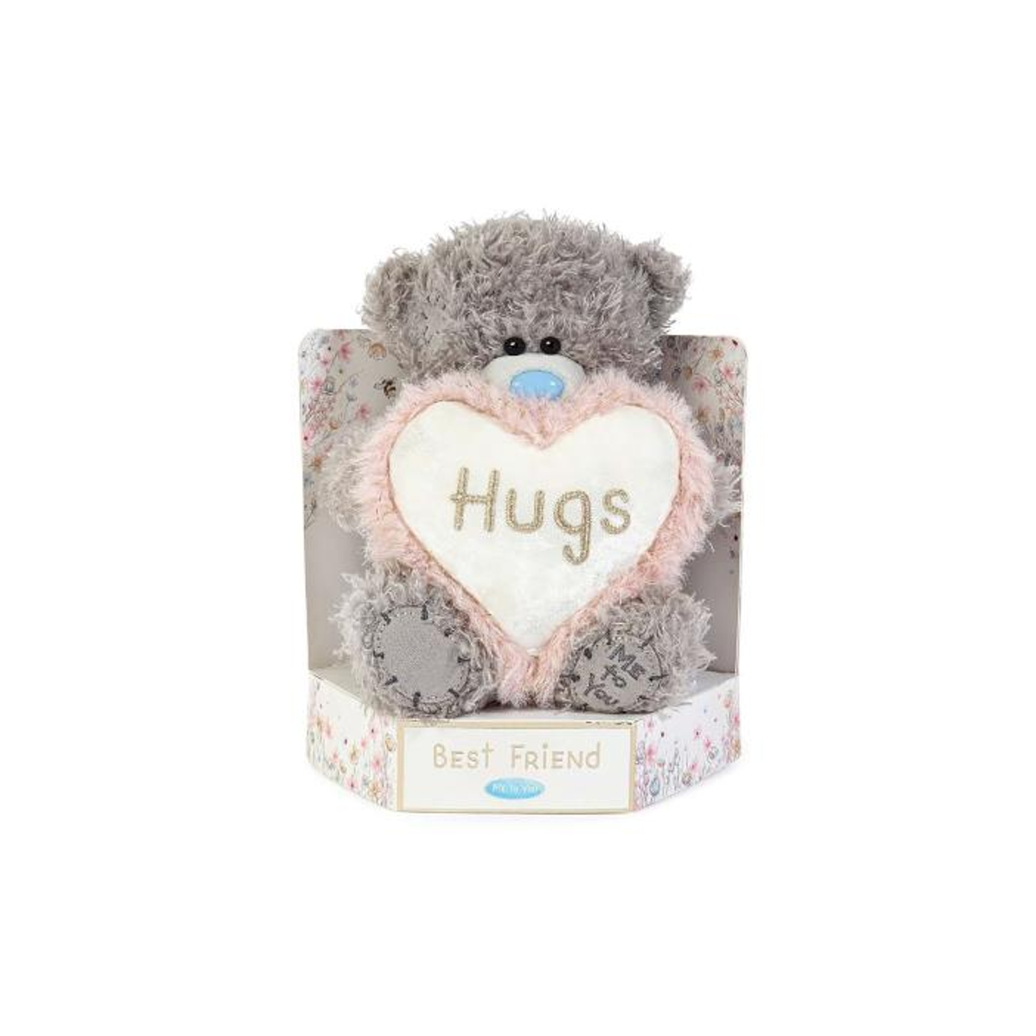 Me to You Bear 7"" Best Friend Hugs Heart Plush - Image 3