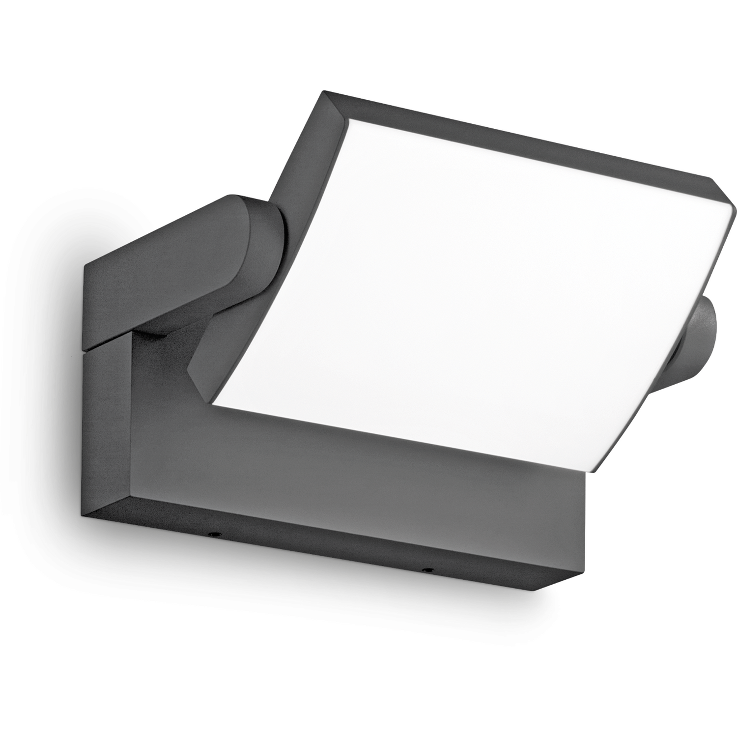 Ideal Lux Led Outdoor Wall Lamp Swipe Anthracite, Metal 3,000 K - Image 2