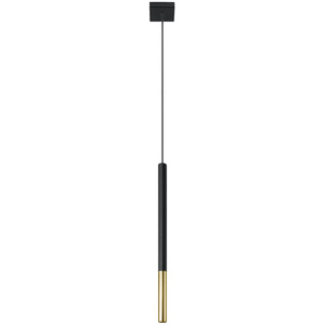 Pendant lamp MOZAICA 1 black/golden