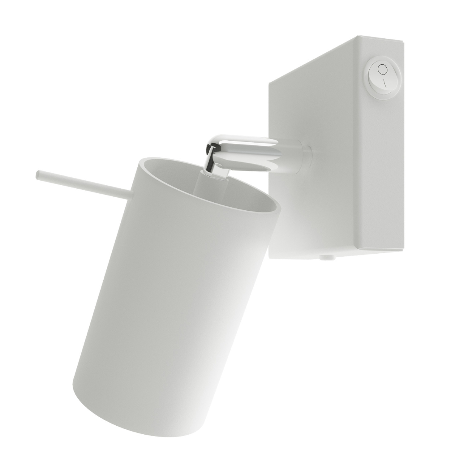 Sollux Lighting Wall Lamp Ring White With A Switch - White