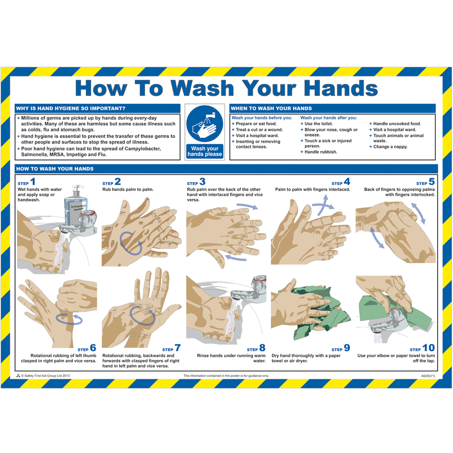 Pegdev Healthy And Safety Posters L - White