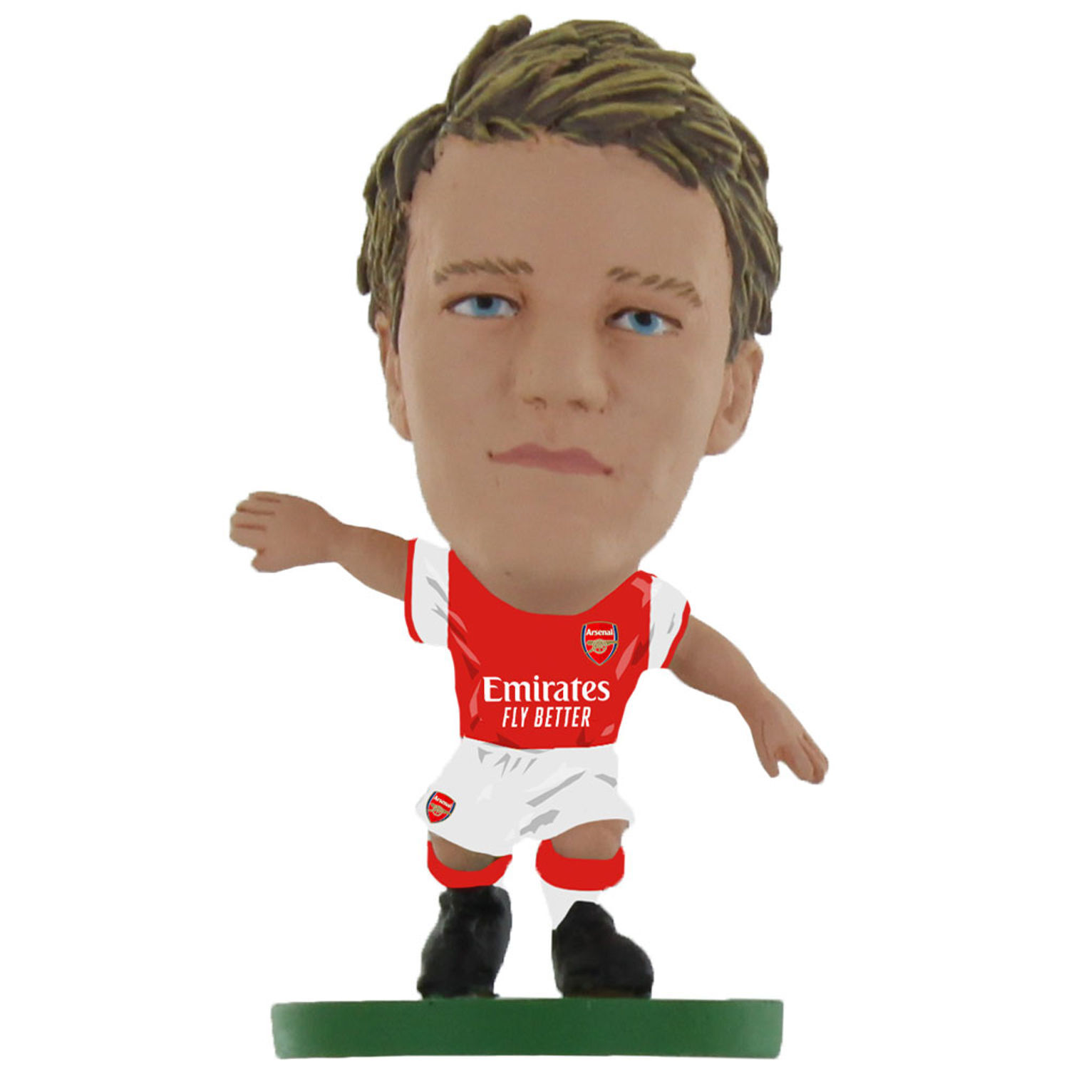 Arsenal Fc Martin Odegaard Soccerstarz Football Figurine A - Red/White/Green