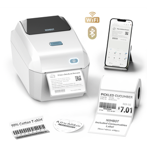 K3 Bluetooth Label Printer with Label Roll