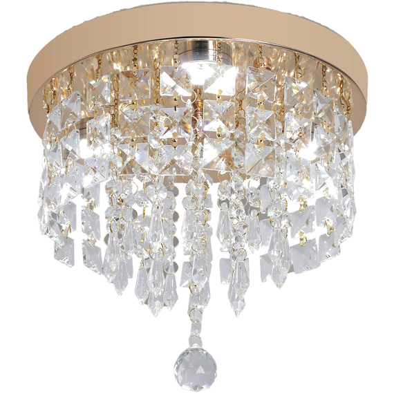 LED Crystal Flush Mount Ceiling Light