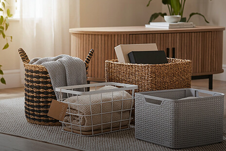 storage baskets
