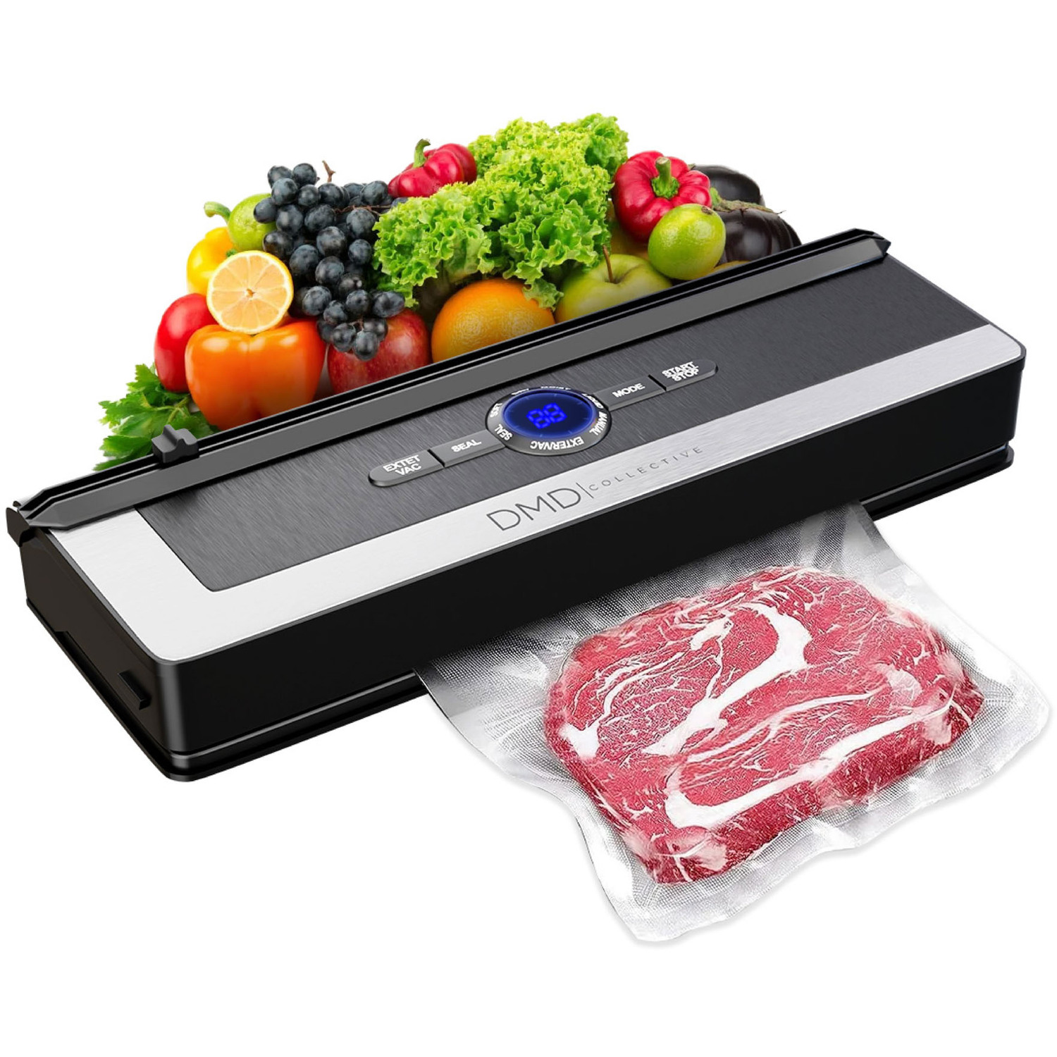 Dmd Collective  Black Vacuum Sealer Starter Kit, Sports Direct - Image 5
