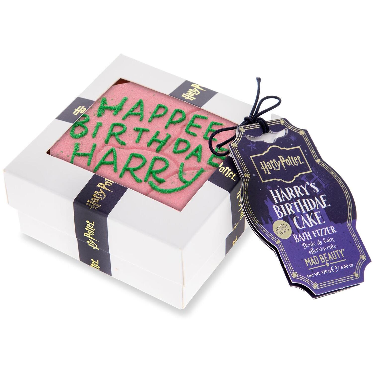 Mad Beauty Harry Potter Harry's Birthdae Cake Bath Fizzer in Pink - Image 6