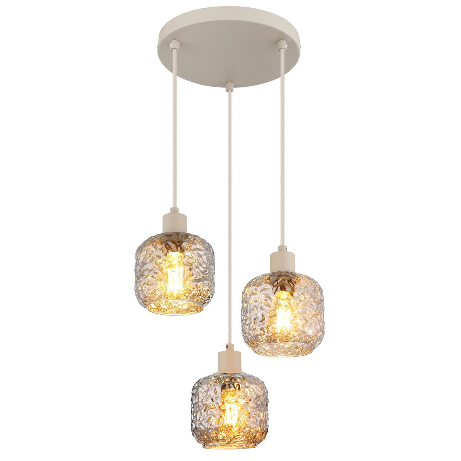 Globo Lighting Antonio Pendant Light Cream