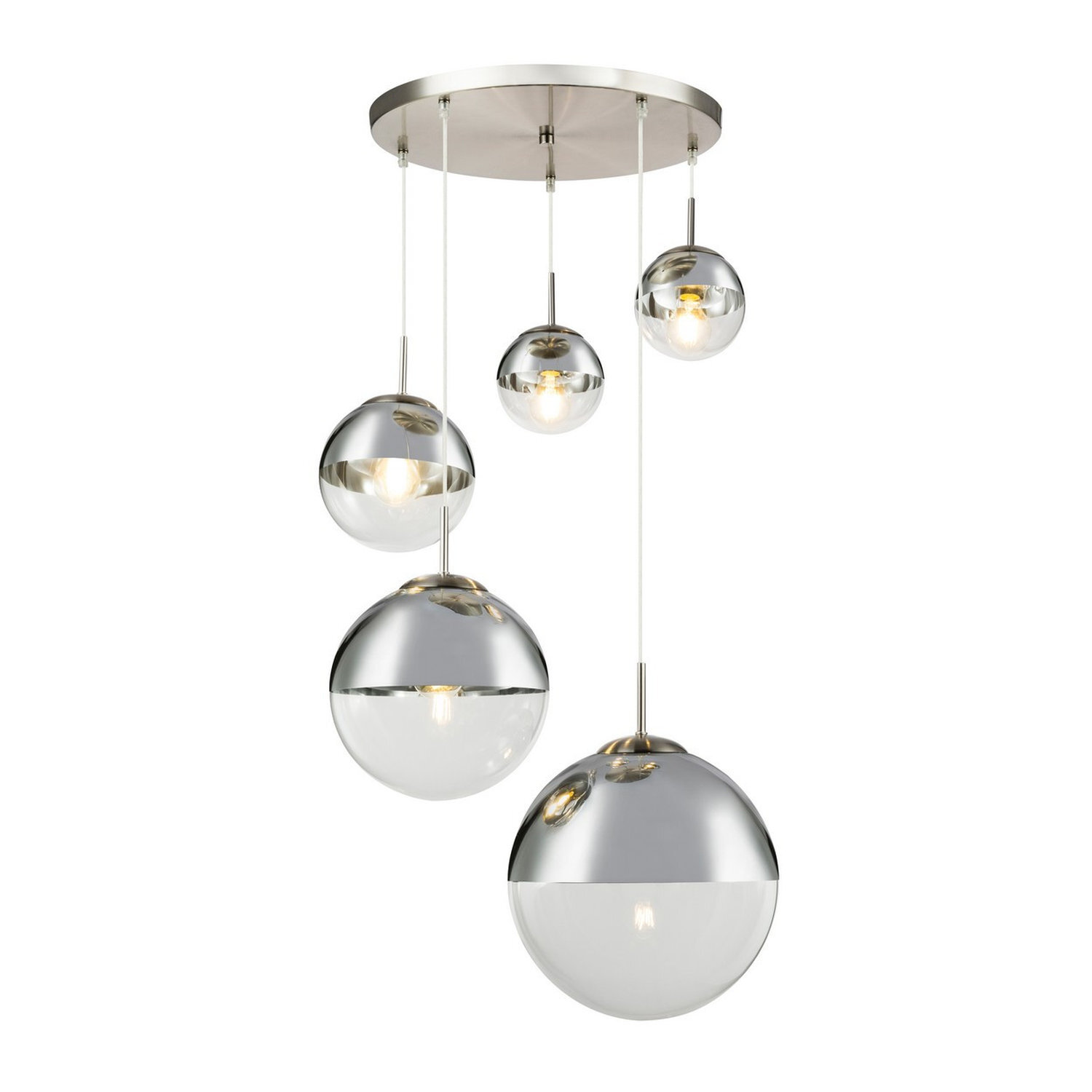 Globo Lighting Varus Pendant Light Nickel
