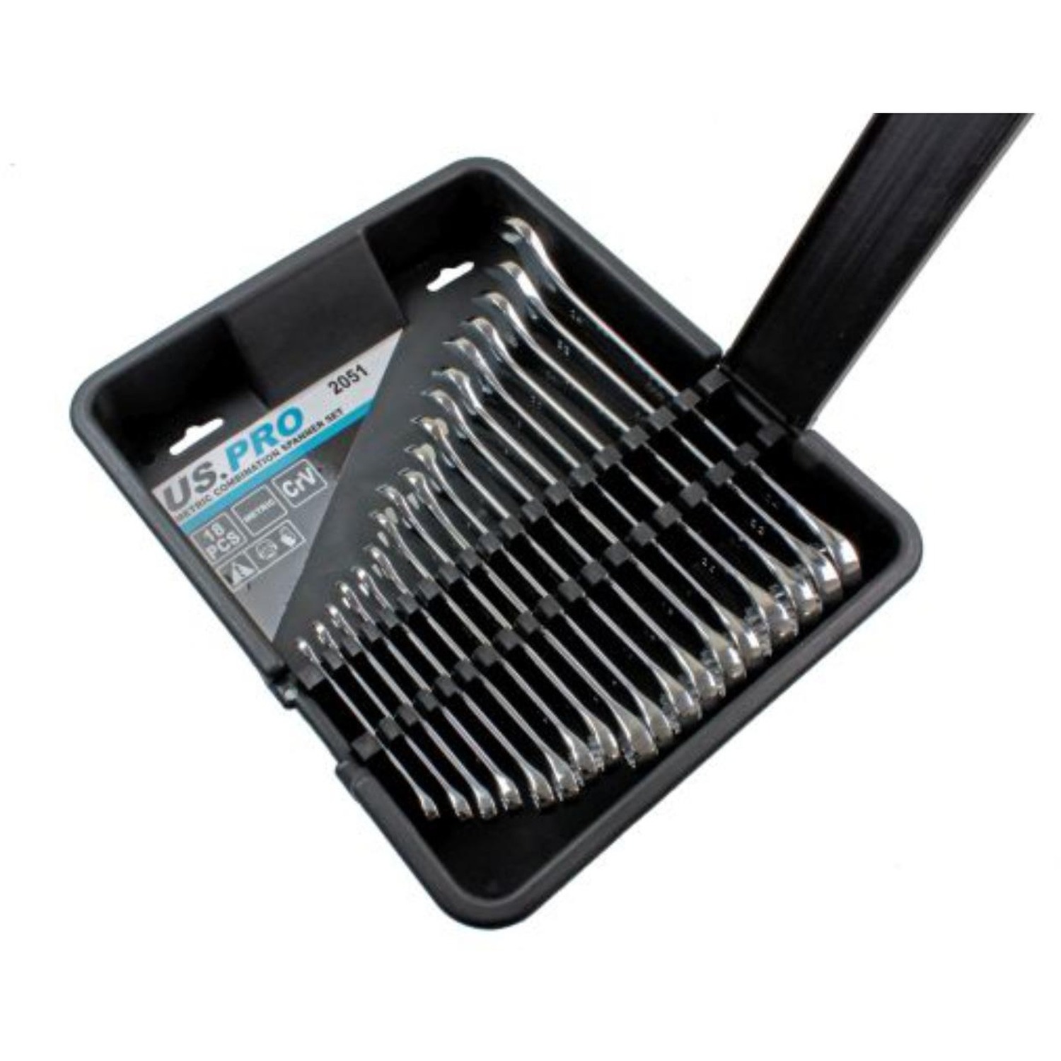 Us Pro 18Pc Metric Combination Spanner Wrench Set 6Mm To 24Mm 2051 5060848153868 - Image 3