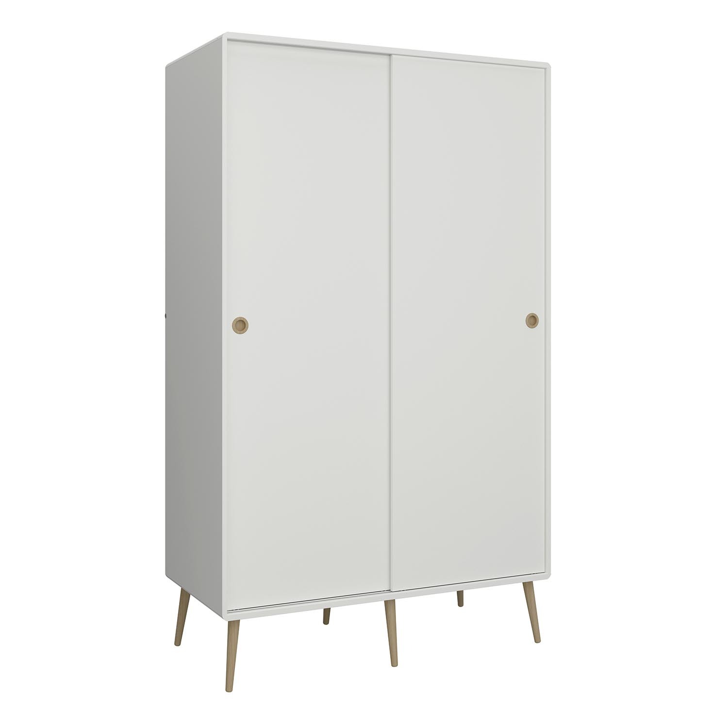 Furniture To Go - Softline Sliding Two Door Wardrobe - White thumbnail