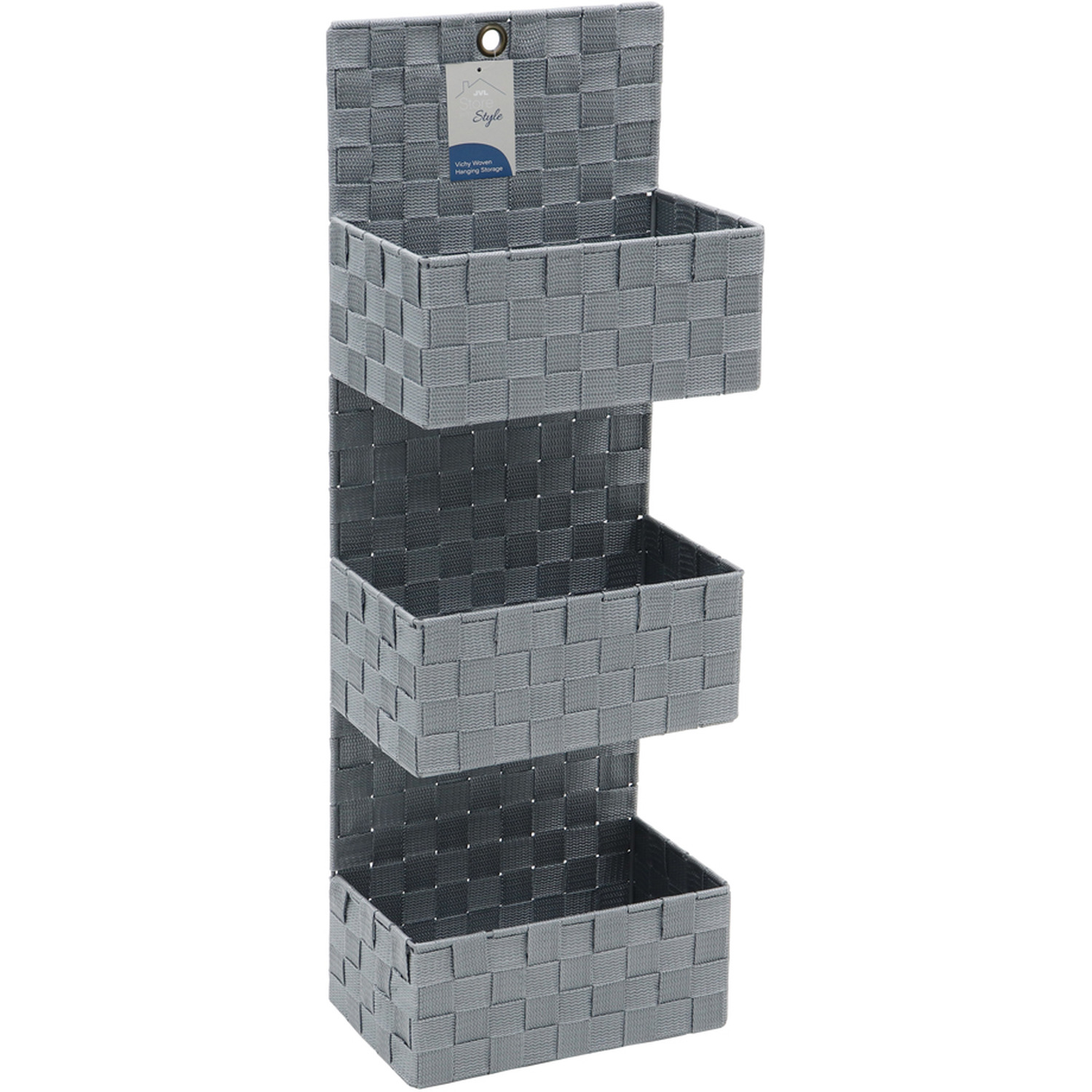 Image of JVL Vichy 3 Tier Nylon Hanging&hellip;