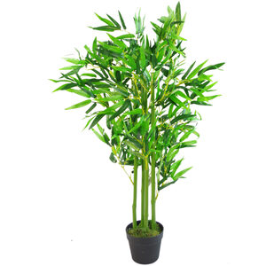 Fat Leaf Artificial Bamboo Plants Trees