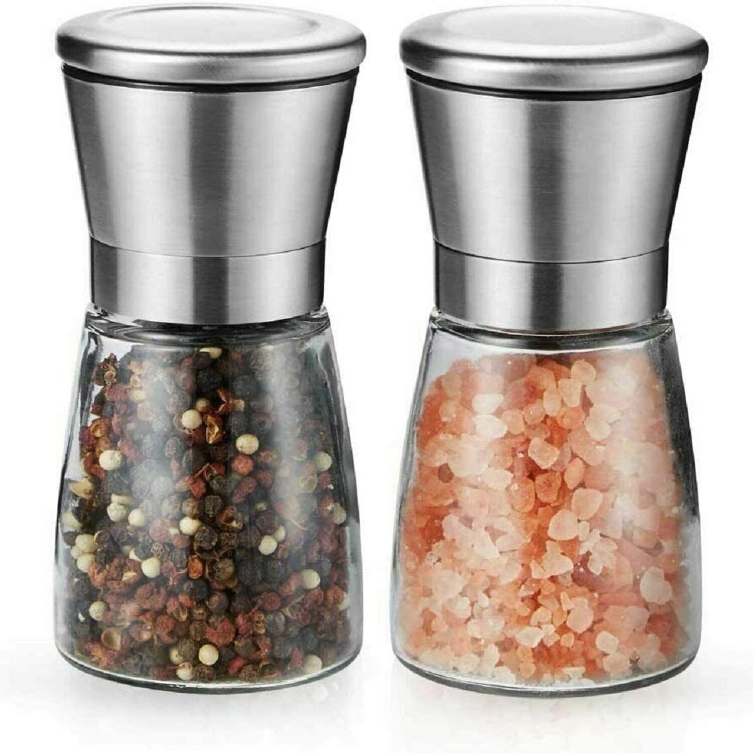 Image of Salt and Pepper Grinder Set Stainless&hellip;