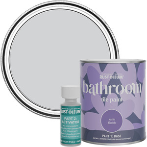Rust-Oleum Bathroom Tile Paint in Satin Finish - Lilac Rhapsody 750ml