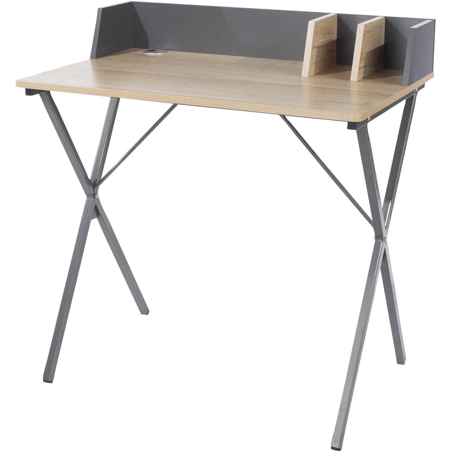 Home Office Desk And Chair Set Lfdsk-03 And Lfch29-or - Light Oak